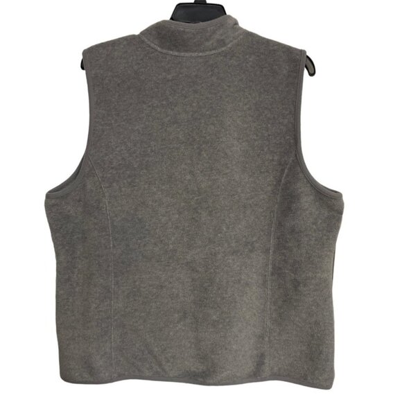 KARIN SCOTT SPORT Women's Fleece Vest Plus-Size 2X Grey Zip‎ Pockets Zip Front - Picture 2 of 10